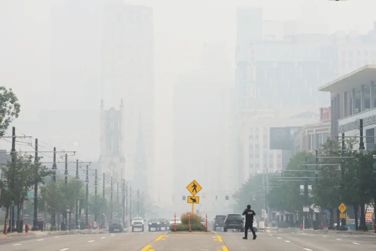 Wildfire smoke making air unhealthy for all